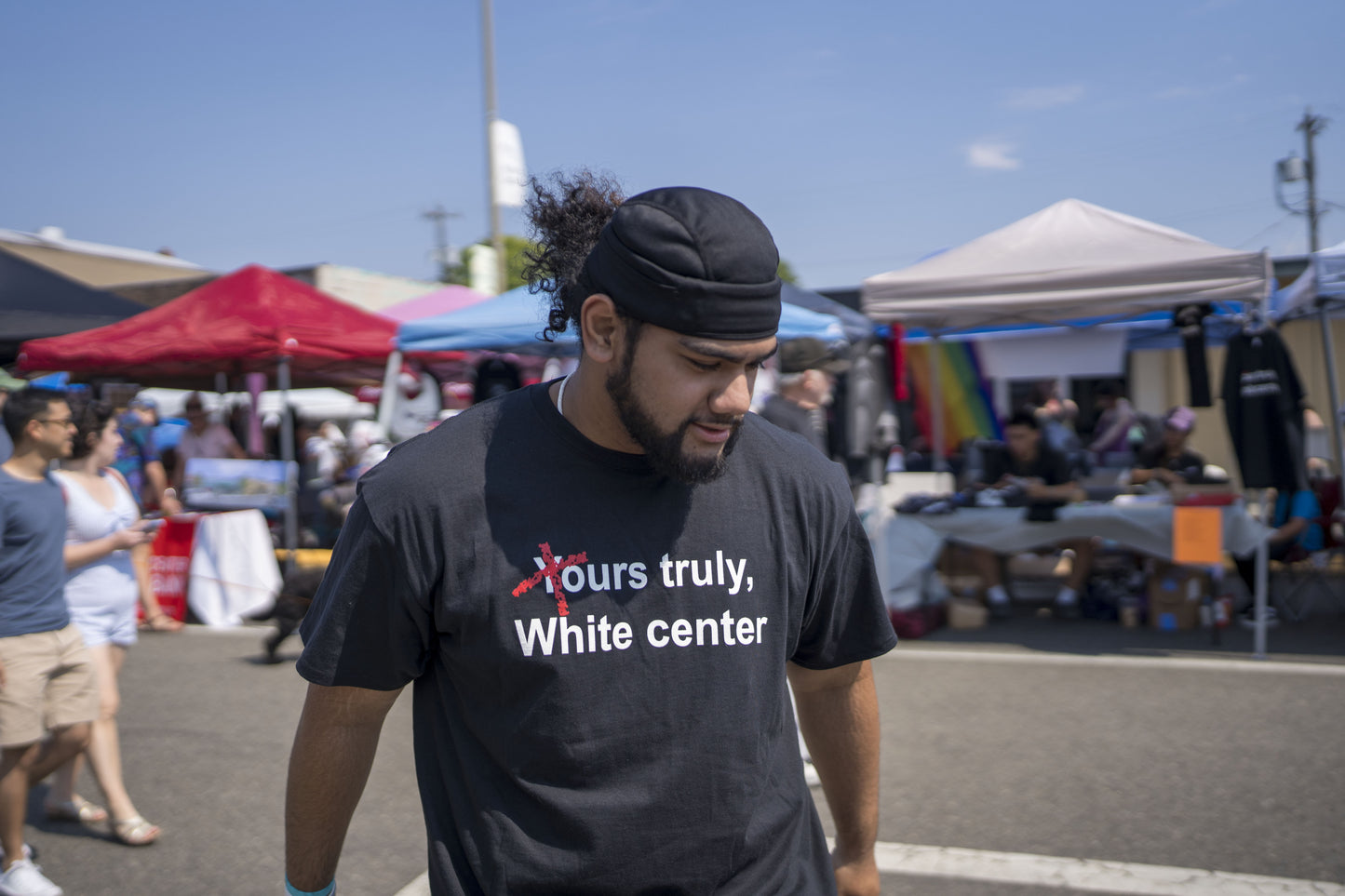 Ours Truly White Center T-shirt