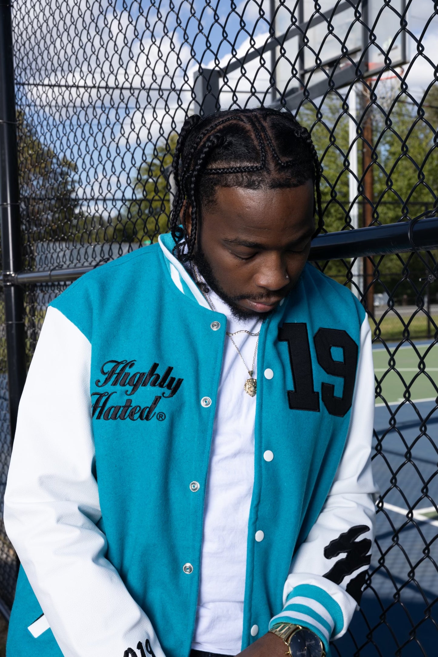 Square Logo Varsity Jacket